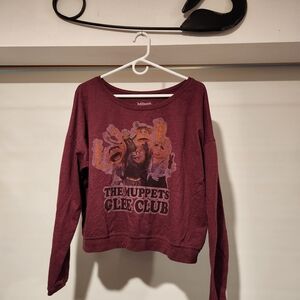 Muppets Disney Burgundy Sweatshirt
